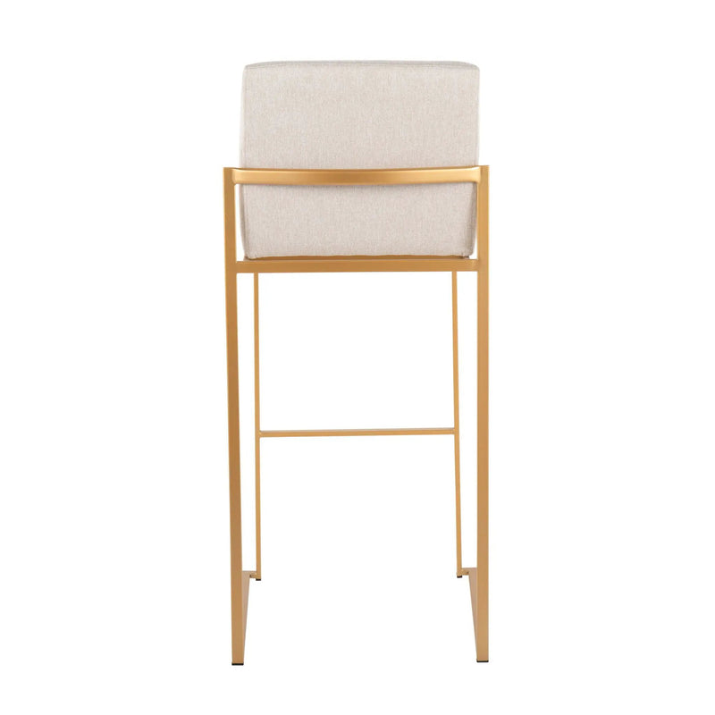 Fuji - Contemporary Design High Back Barstool by Unique Piece Furniture