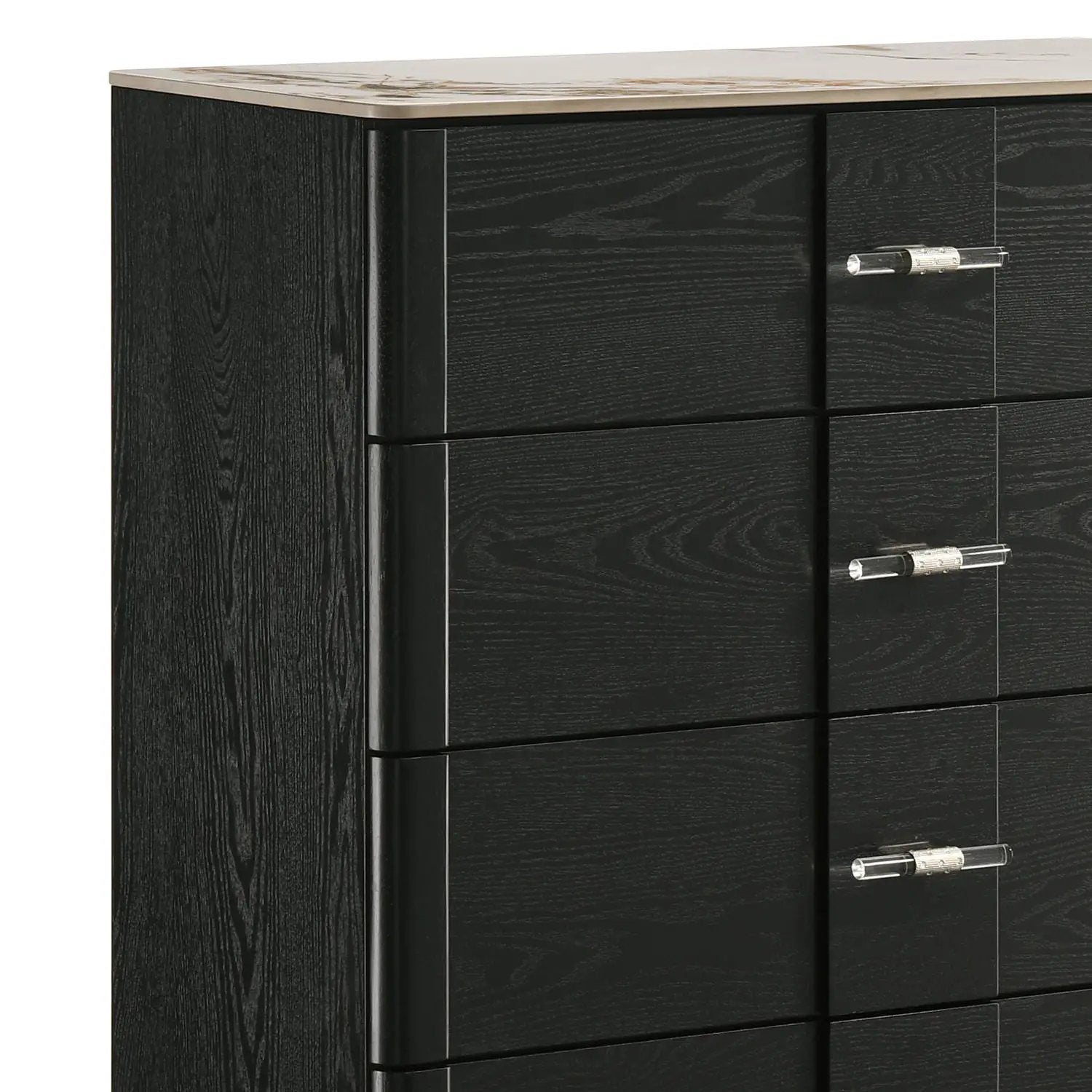 Opel - 5 Drawer Chest - Black by HouseOfZazla