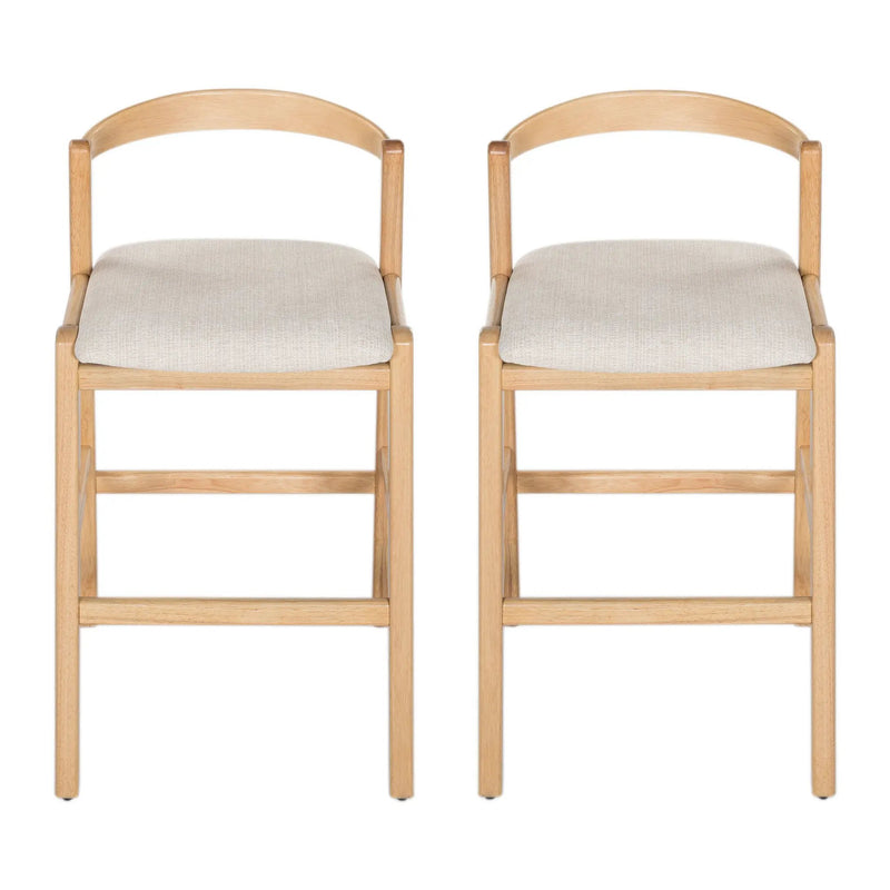 Balmain Indoor Rubberwood Barstool by HouseOfZazla