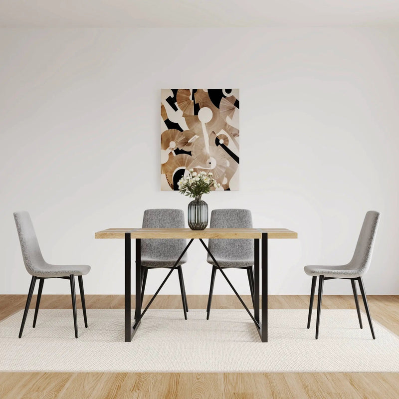 Modern Upholstered Dining Chairs With Cushion Seat And Sturdy Legs (Set of 4) by Unique Piece Furniture