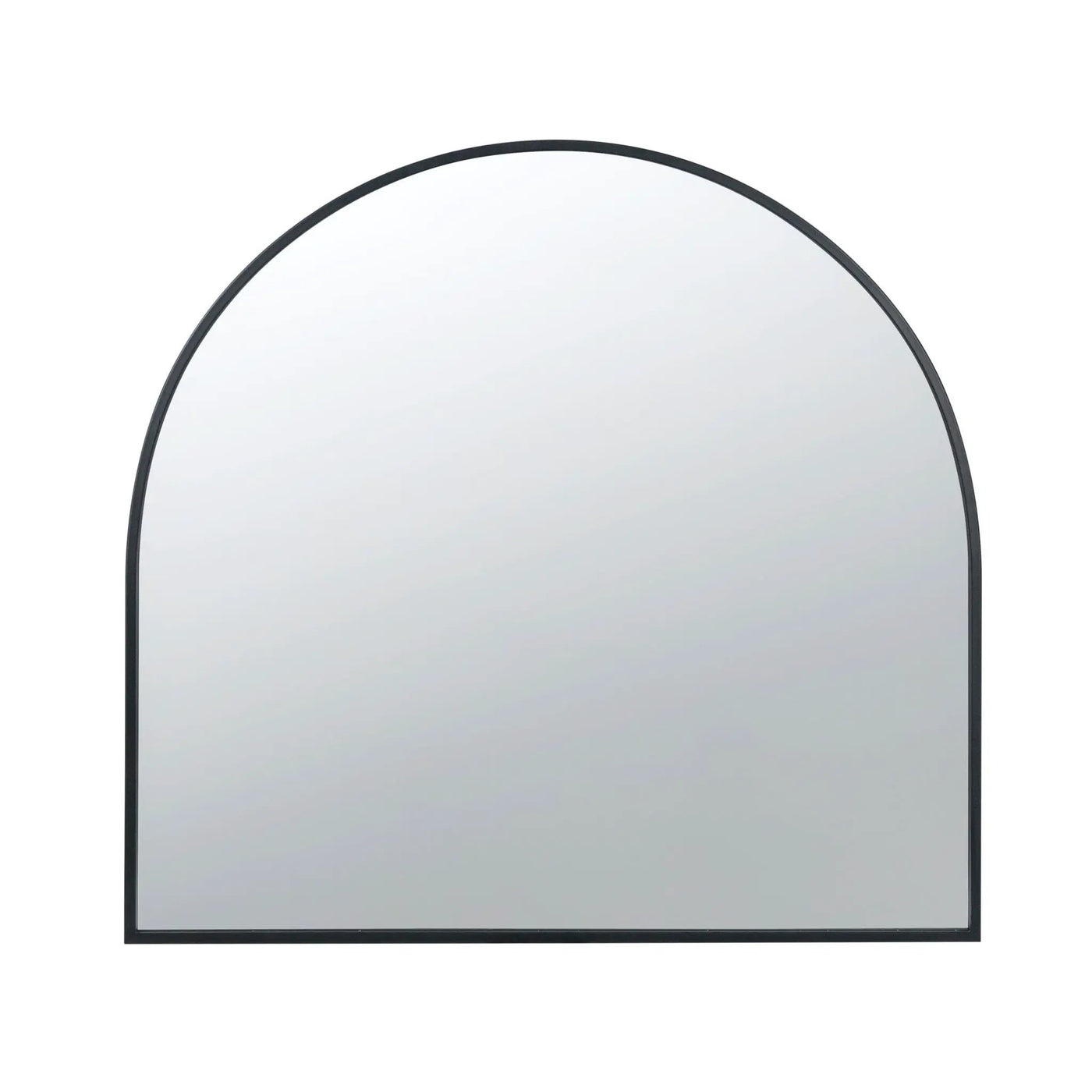 Arched Mirror With Metal Frame, Wall Mirror For Living Room Bedroom Entryway by Unique Piece Furniture