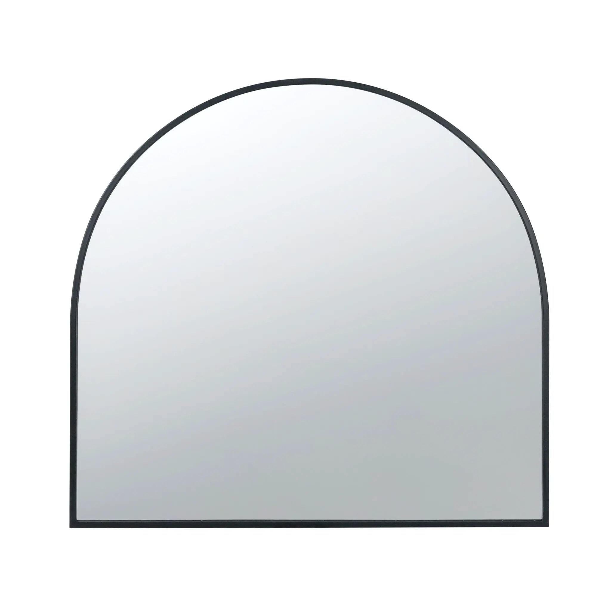 Arched Mirror With Metal Frame, Wall Mirror For Living Room Bedroom Entryway by Unique Piece Furniture