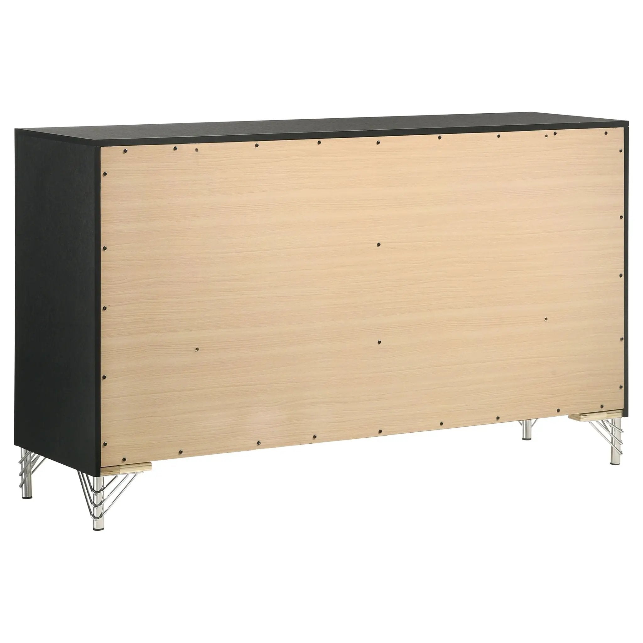 Malcolm - 6 Drawer Dresser Cabinet - Black
