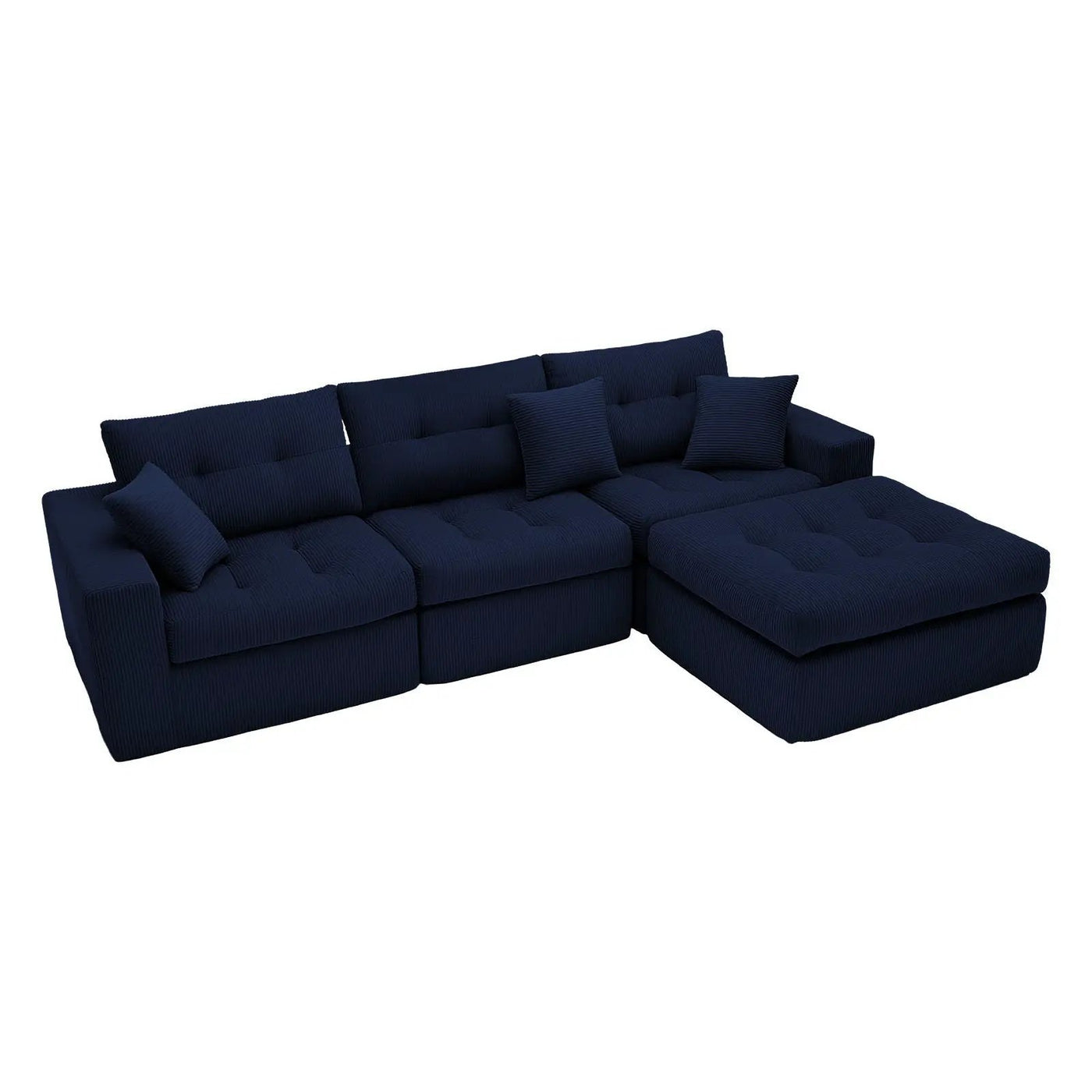 Corner Chaise L-Shaped Sectional Sofa Bed by HouseOfZazla