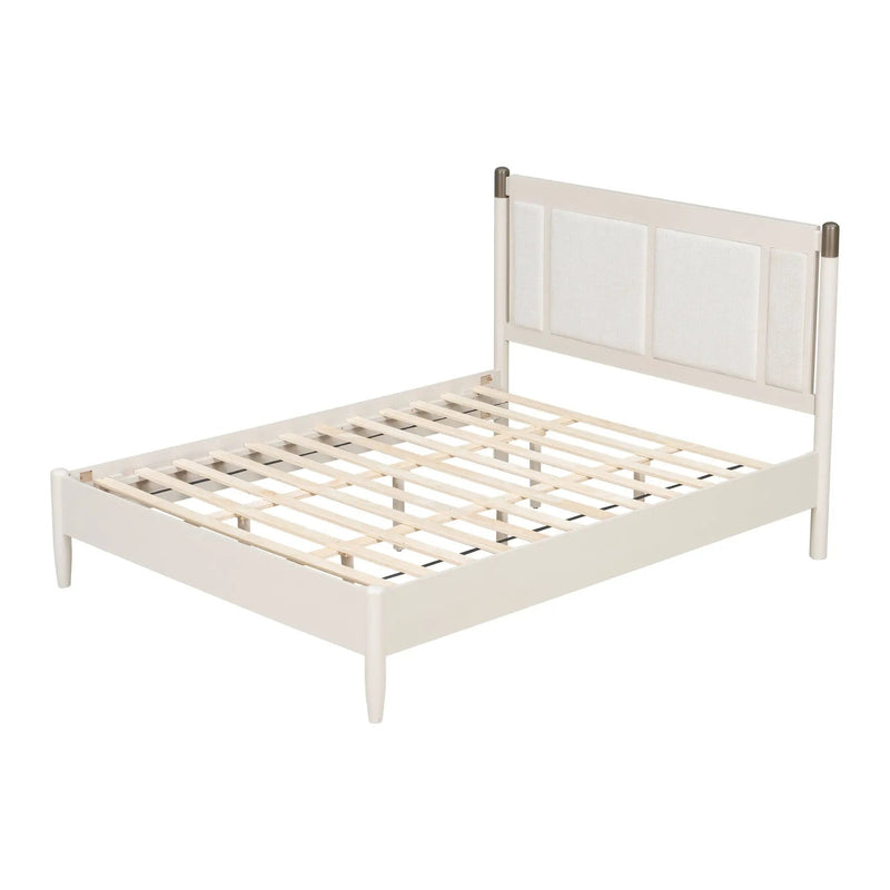 Solid Wood Queen Bed - Heavy Duty Support by HouseOfZazla