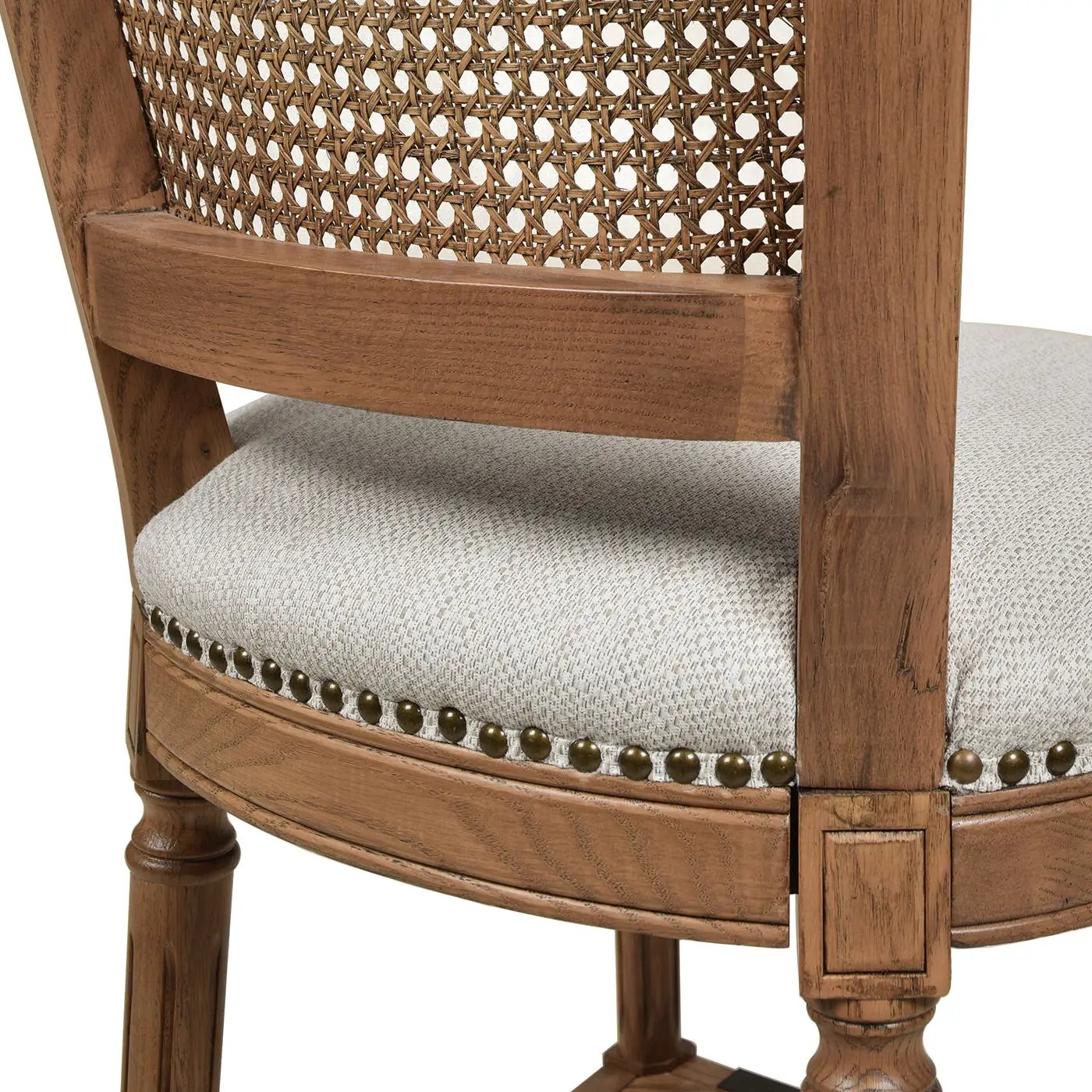 Triomphe - Rattan Wicker High Back Armless Counter Bar Stool by Unique Piece Furniture