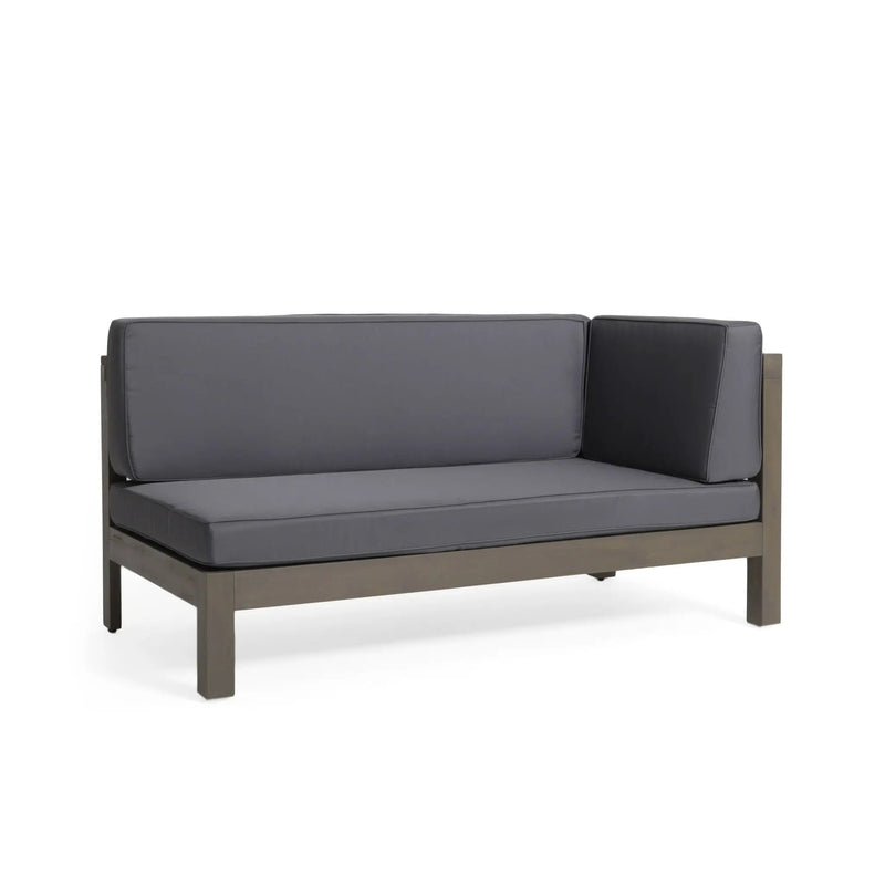 Brava - X Back Corner Bench by HouseOfZazla