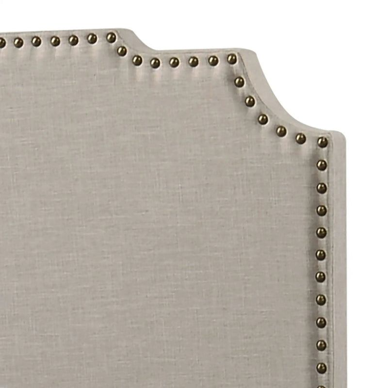 Tamarac Upholstered Full Panel Bed Beige by Unique Piece Furniture