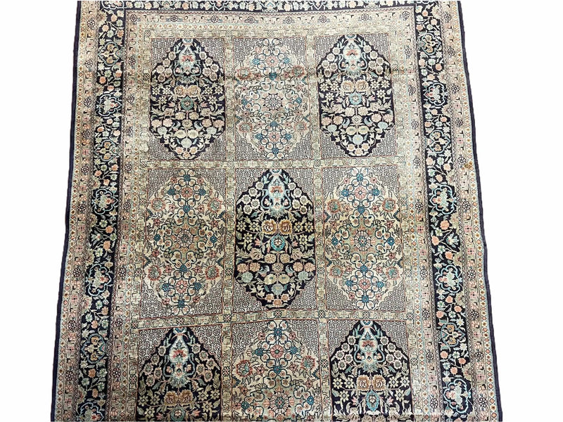 4' X 6' Vintage Fine Hand Made Turkish Oriental Silk Rug 400 KPSI Wow by Jewel Rugs