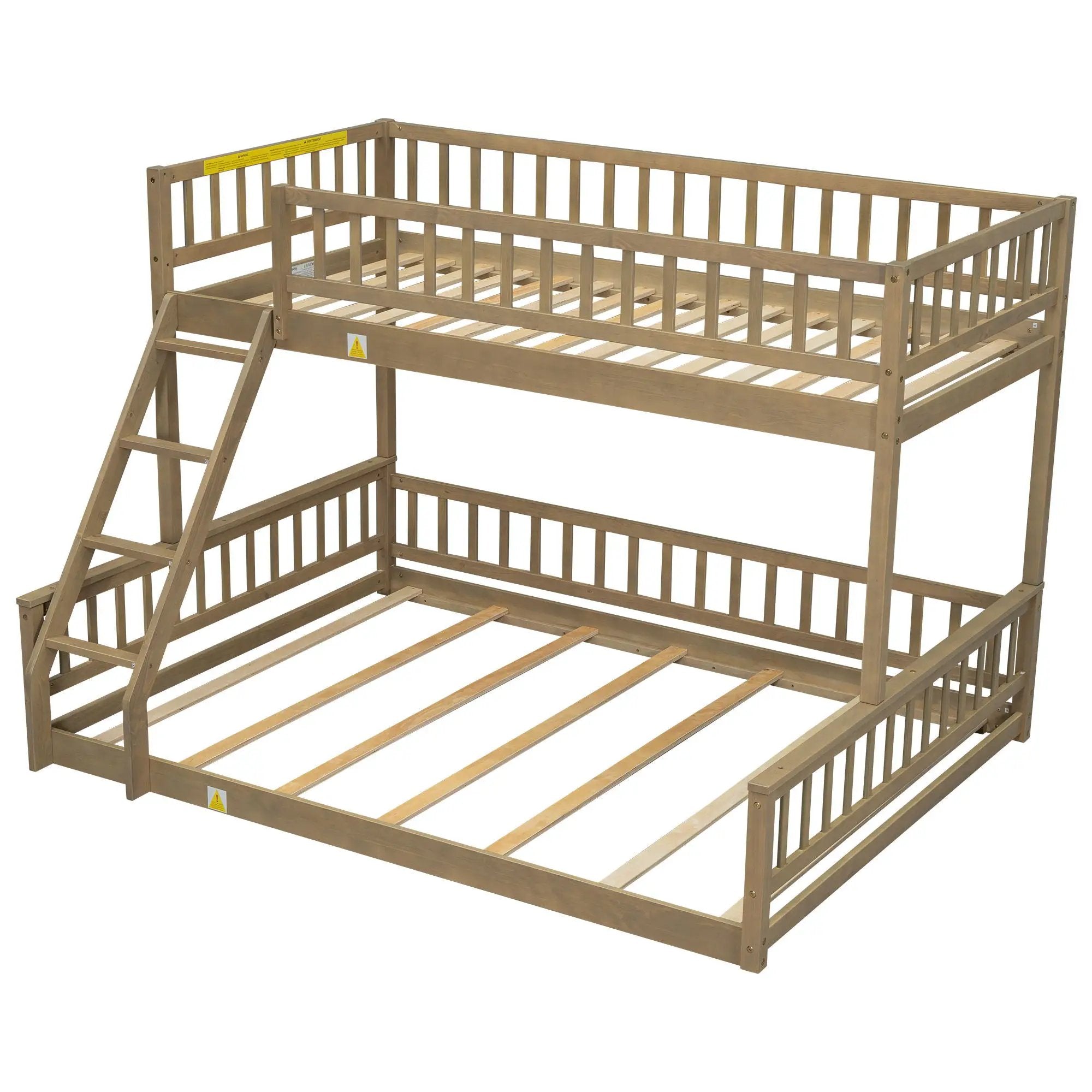 Bunk Bed With Ladder And Guardrails by Unique Piece Furniture