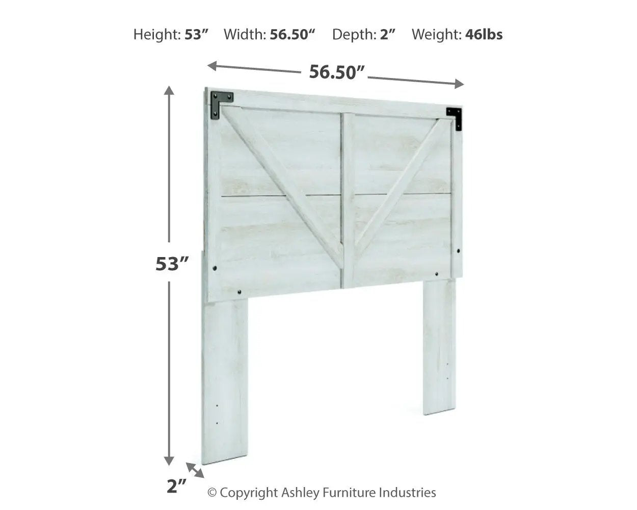 Shawburn - Crossbuck Panel Headboard by Unique Piece Furniture