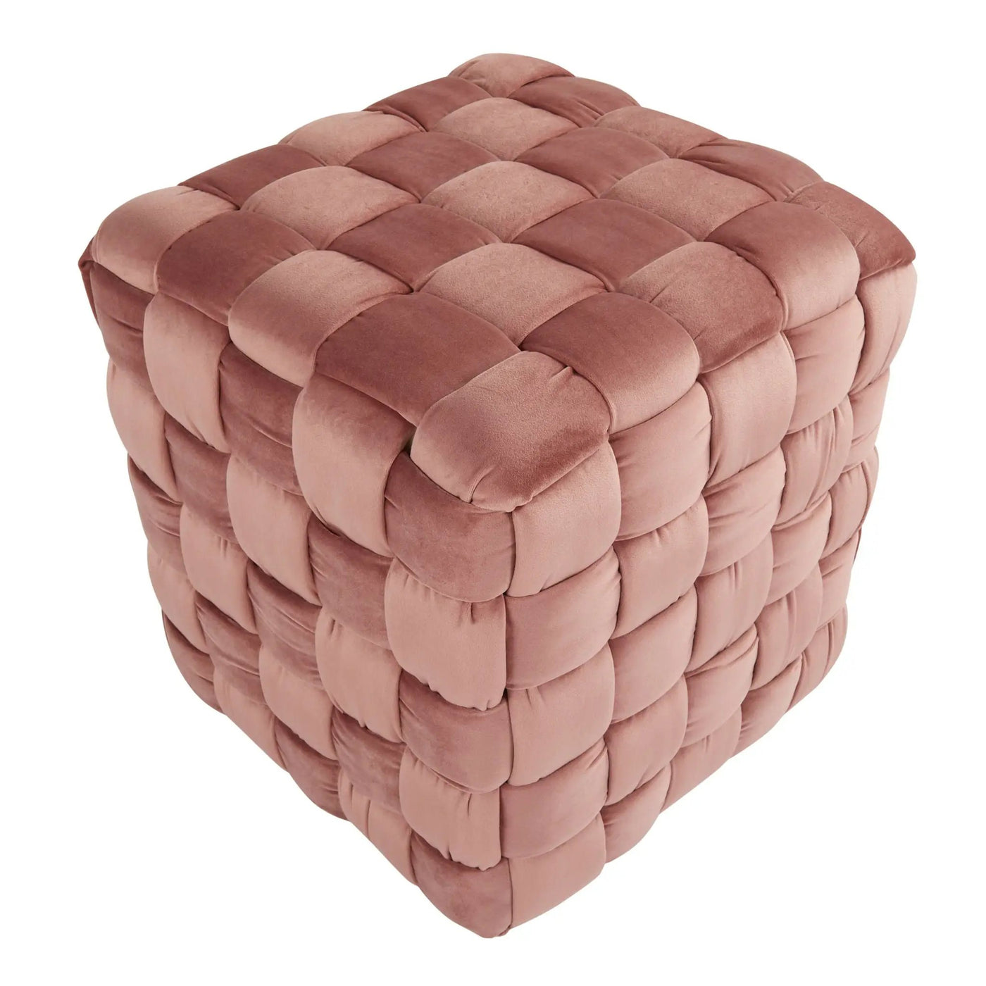 Square Braided Ottoman - by HouseOfZazla