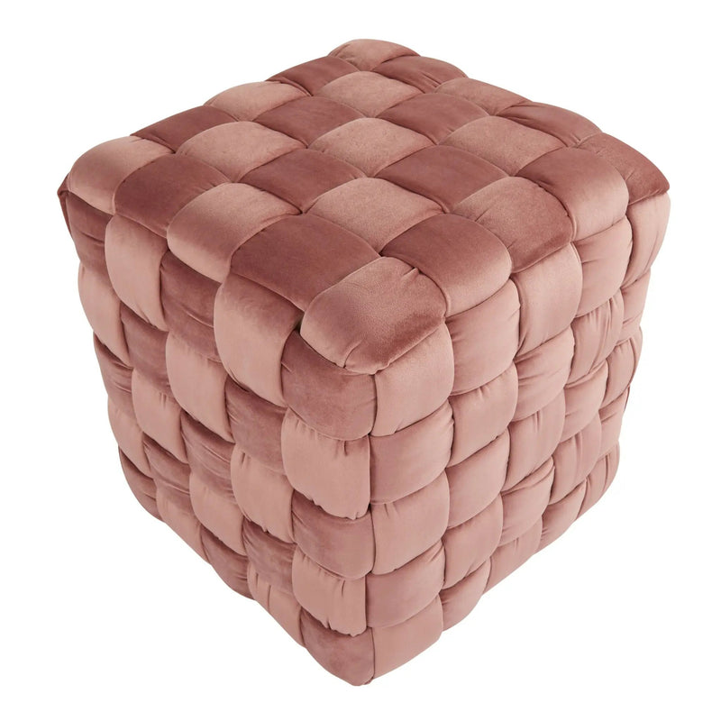 Square Braided Ottoman - by Unique Piece Furniture