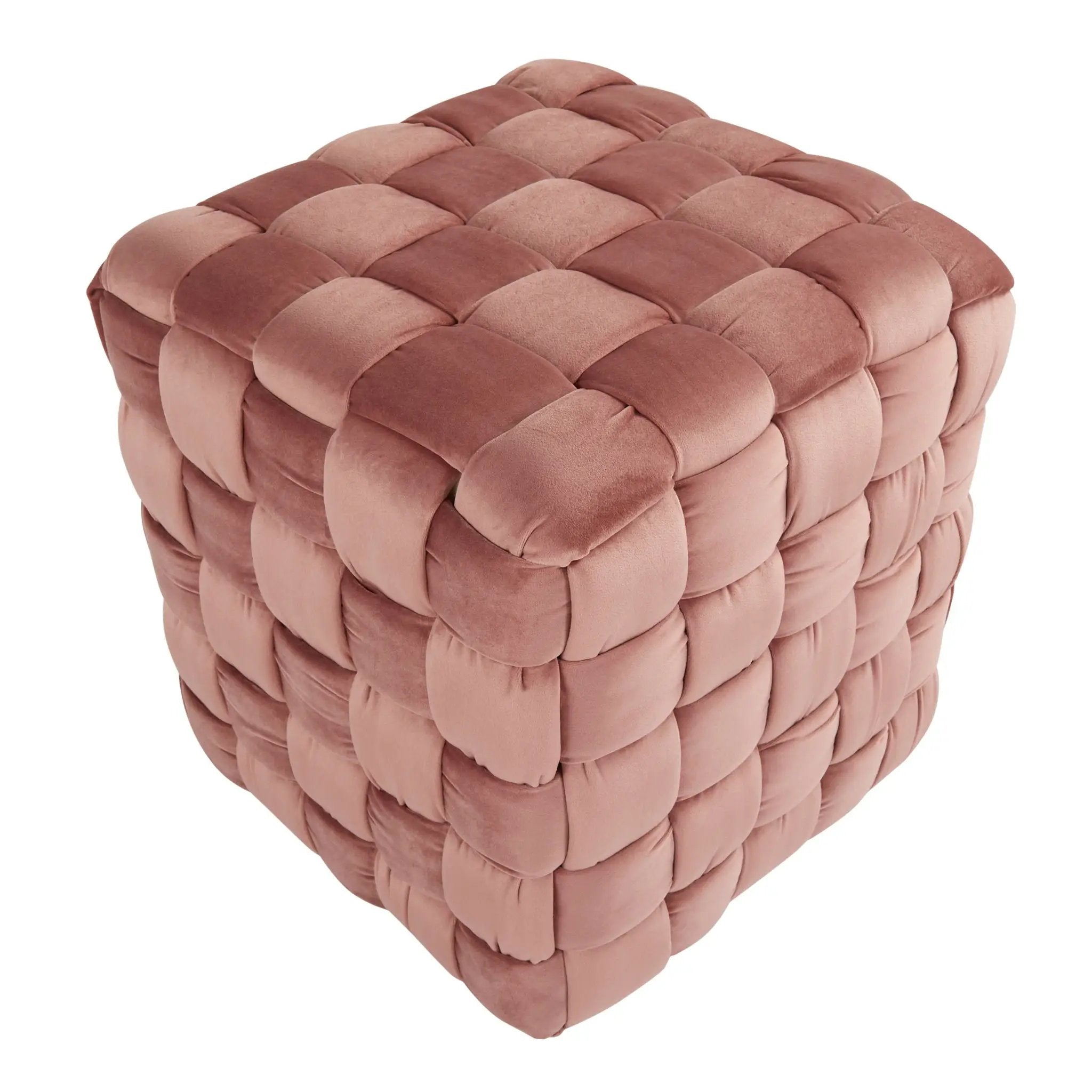 Square Braided Ottoman - by HouseOfZazla