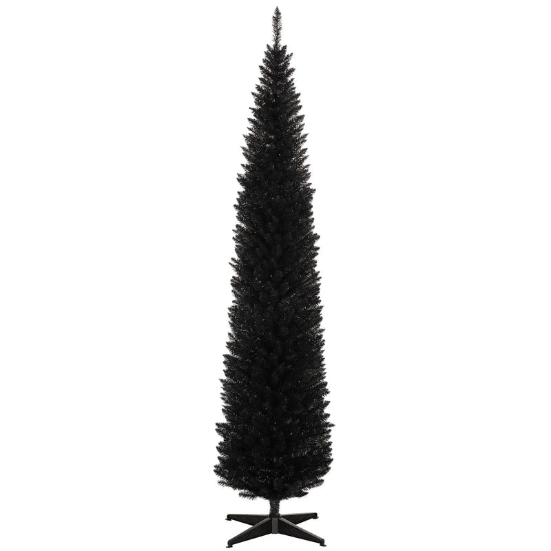 HOMCOM 8' Artificial Pencil Christmas Tree by HouseOfZazla