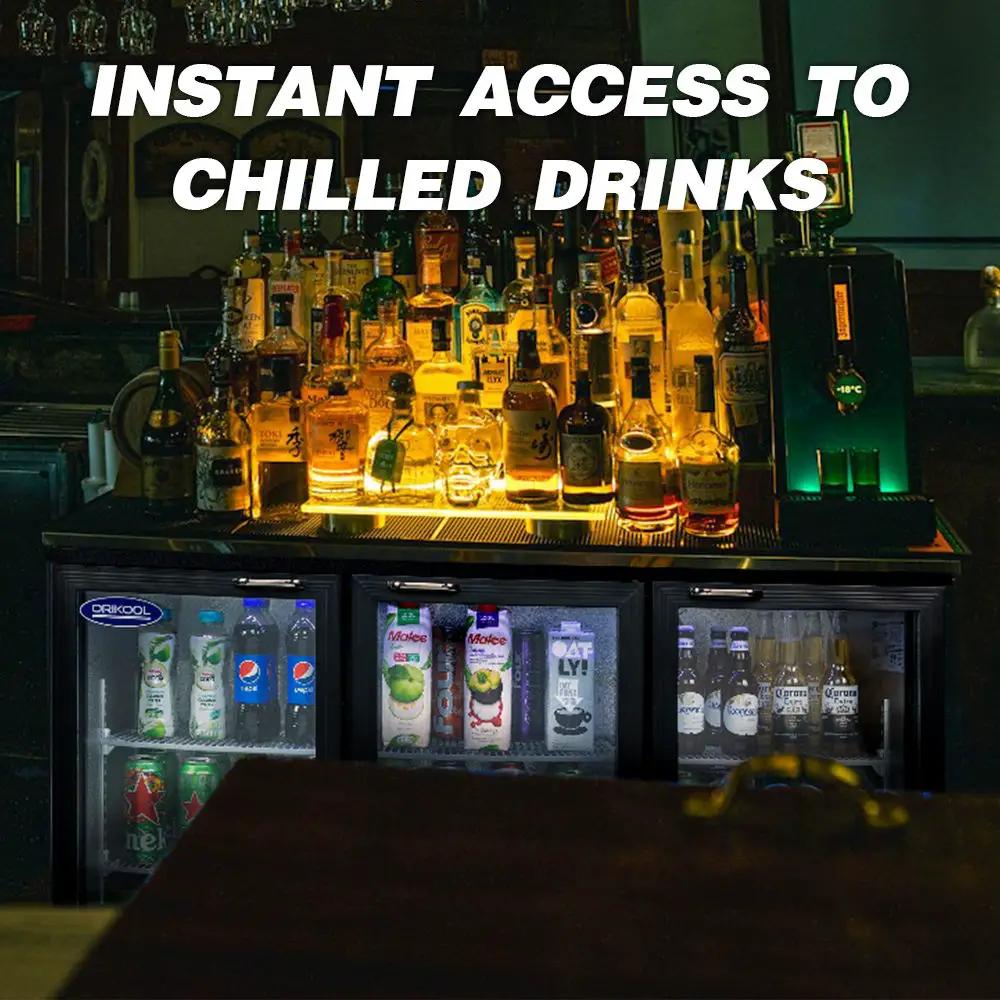 Beverage Refrigerators Glass Door Back Bar, Cooler, Commercial Beer Wine And Drink Fridge by HouseOfZazla