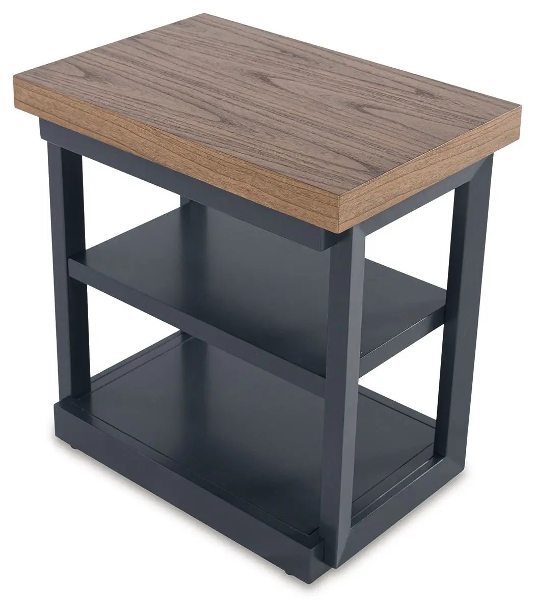 Landocken - Occasional Table Set (Set of 3) - Brown / Blue by Unique Piece Furniture