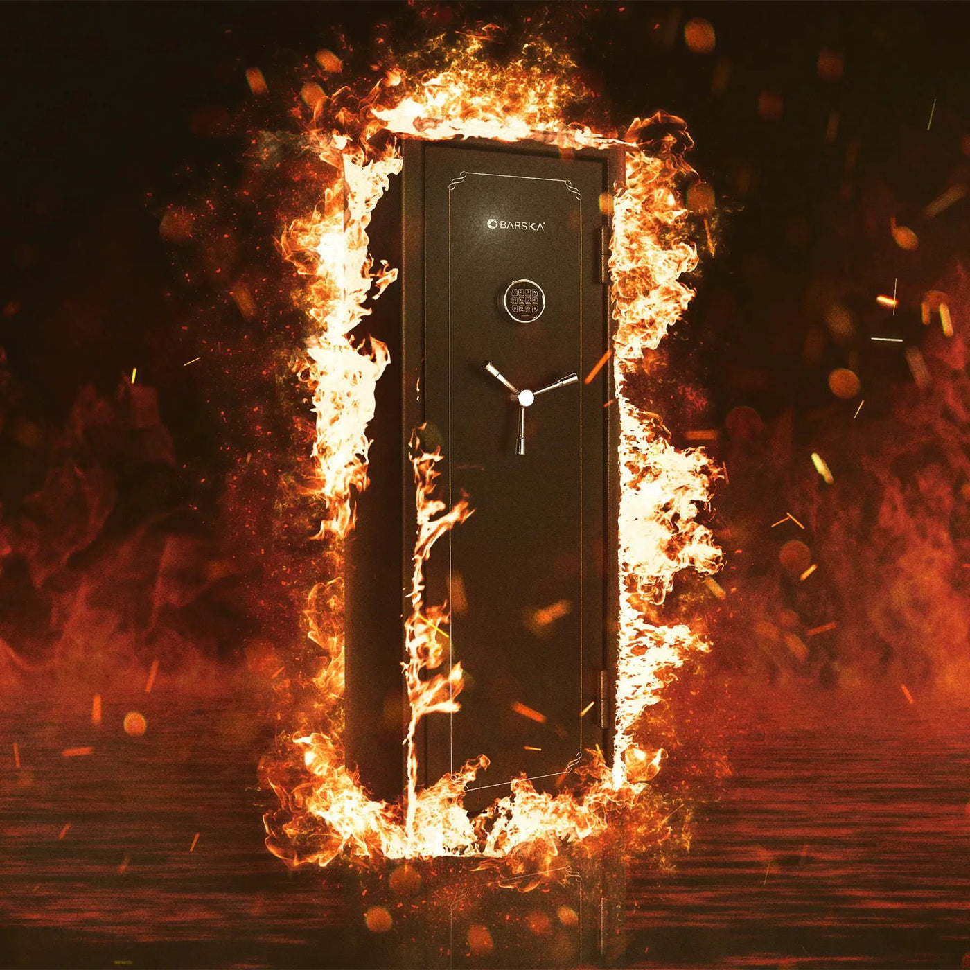 Tall Fireproof Protection Safe Vault by HouseOfZazla