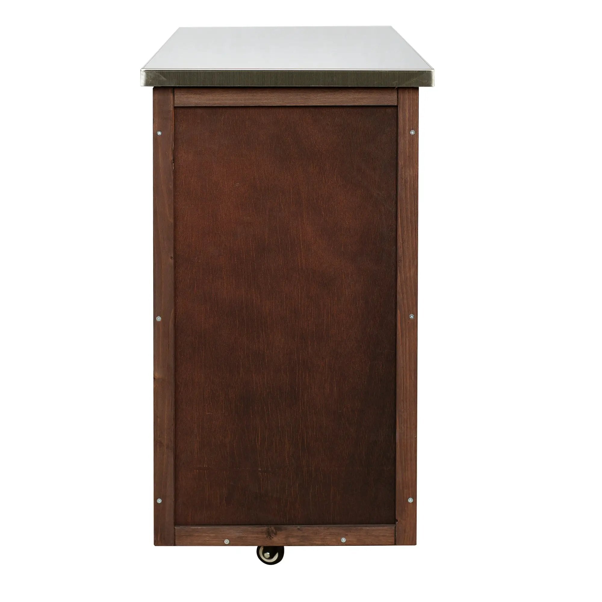 Outdoor Kitchen Island Fir Wood Prep Station by HouseOfZazla