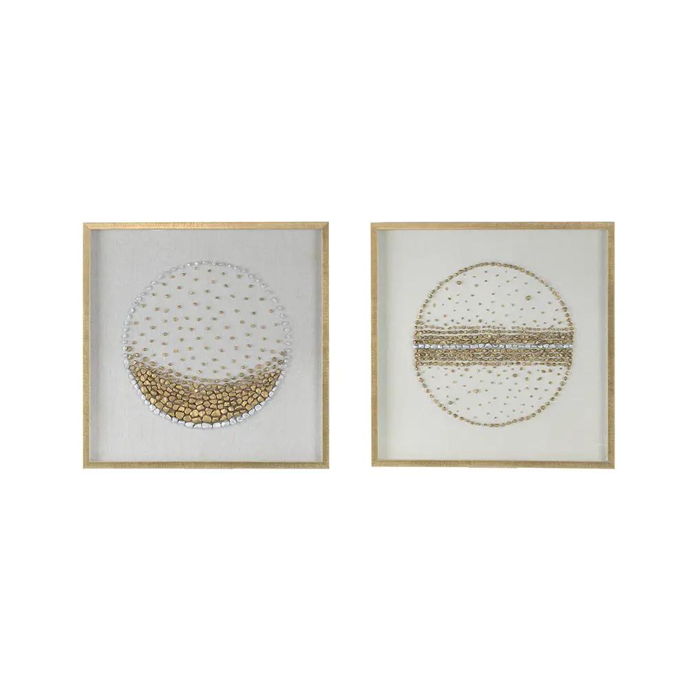 27.6x27.6" Shadow Box Wall Décor Set of 2 by HouseOfZazla