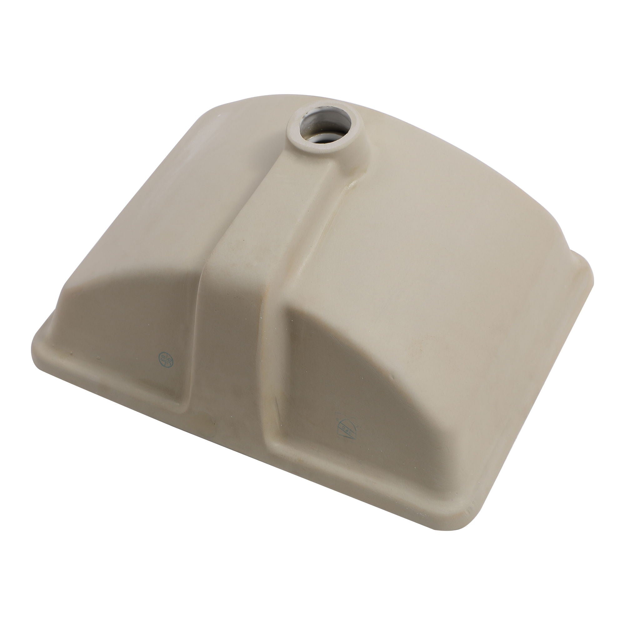 Modern Ceramic Undermount Bathroom Sink With Overflow, High Quality by HouseOfZazla