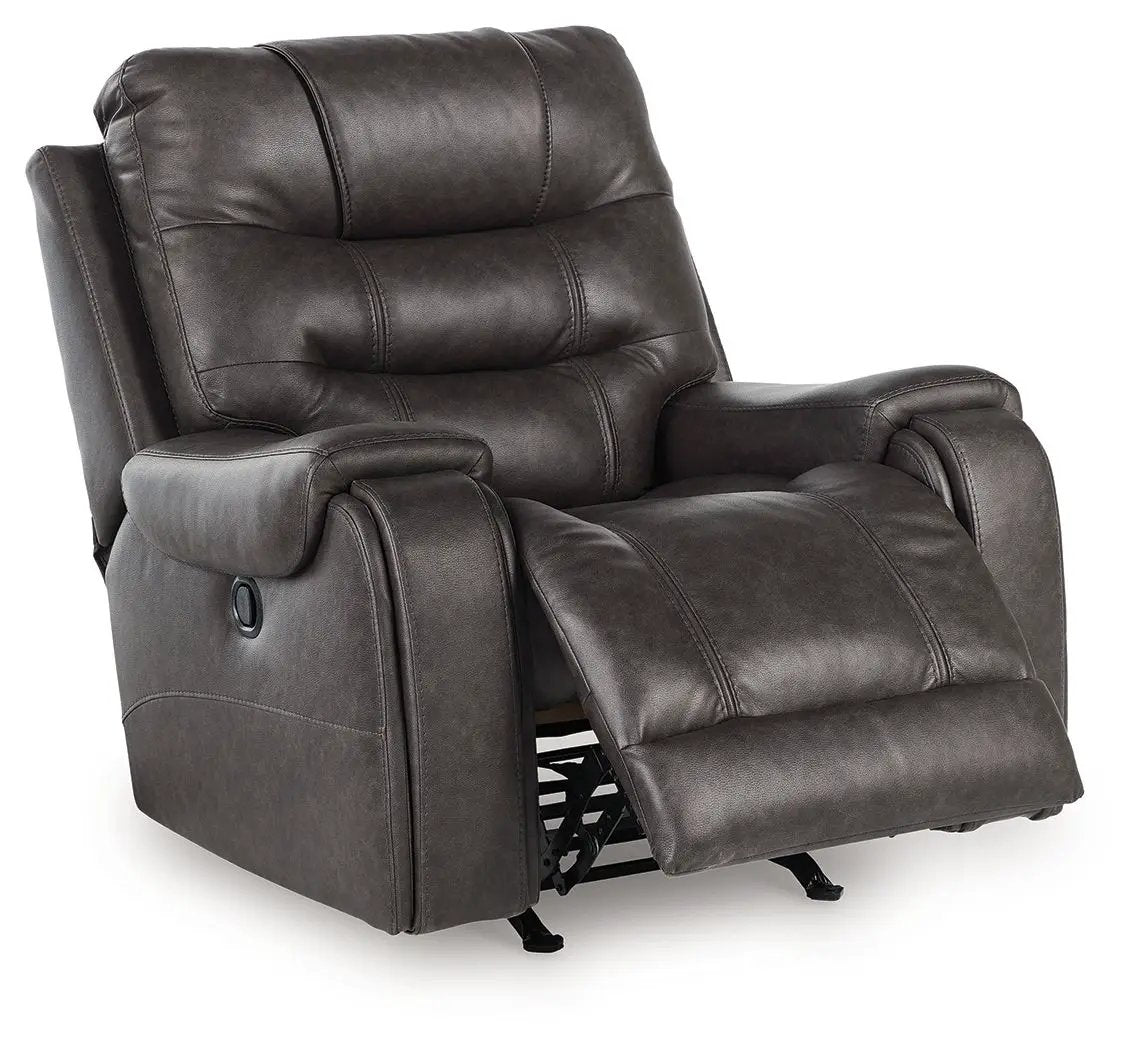 Femley - Rocker Recliner - Smoke by Unique Piece Furniture