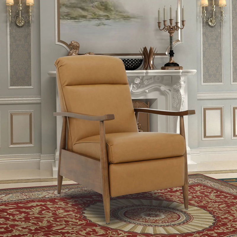 Hampton (B) - Recliner Push Thru The Arms - Santa Fe-Brandy by Unique Piece Furniture