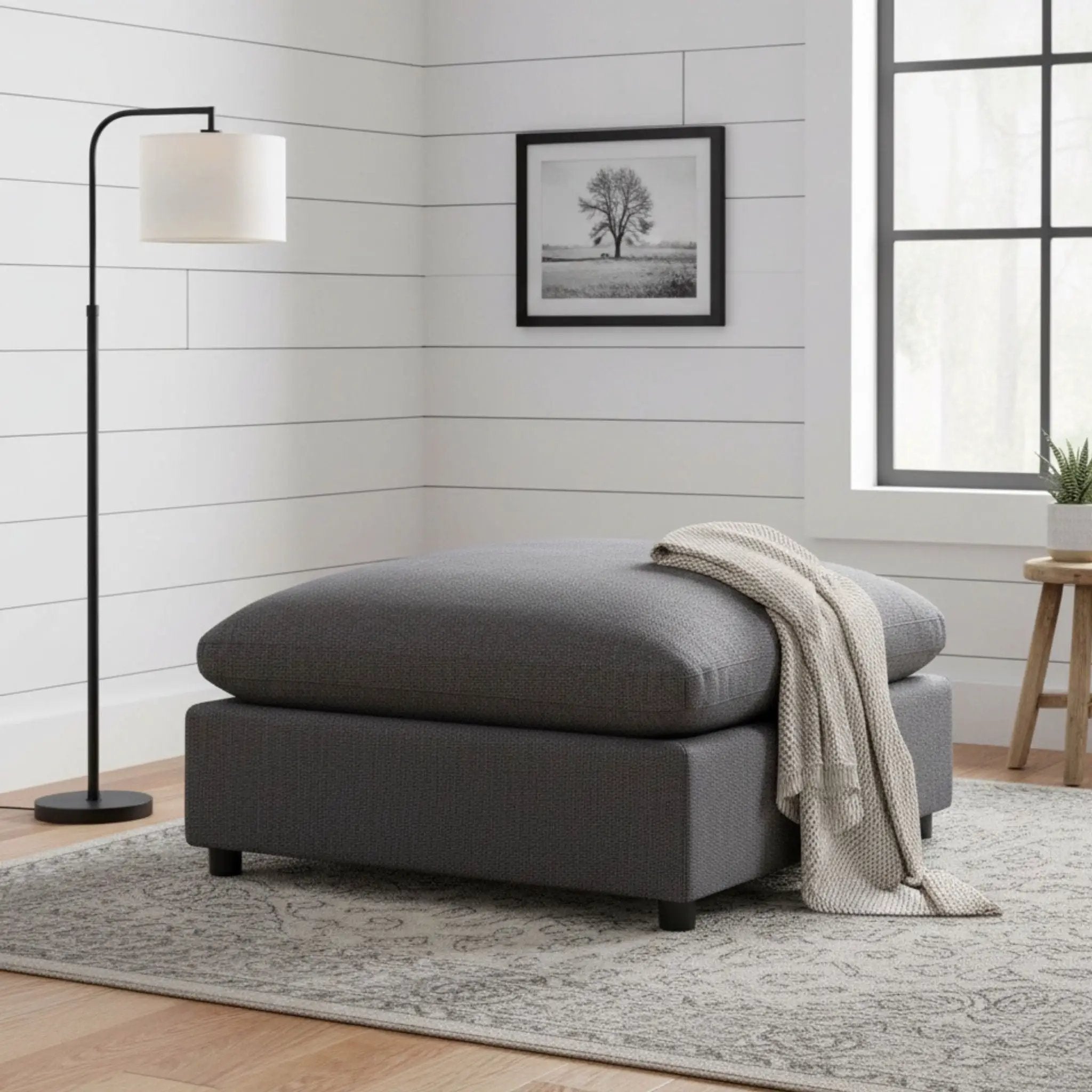 Cassandra - Ottoman With Removable Covers by HouseOfZazla