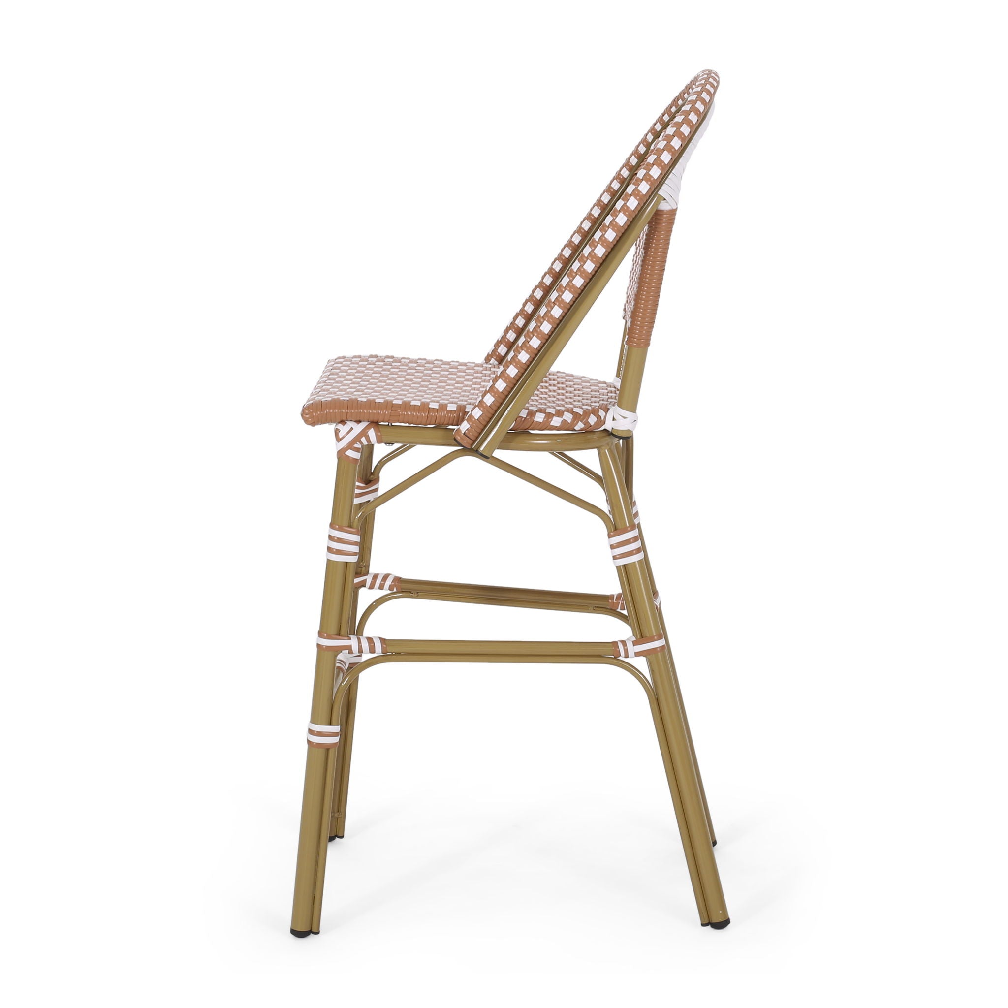Outdoor PE Rattan French Barstool Set by HouseOfZazla