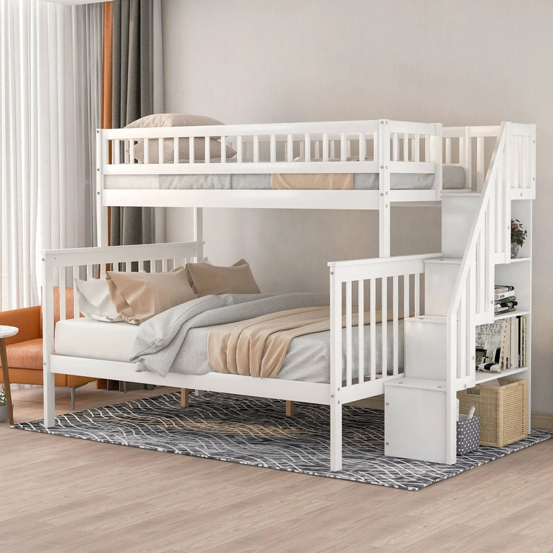 Bunk Bed With Staircase by HouseOfZazla