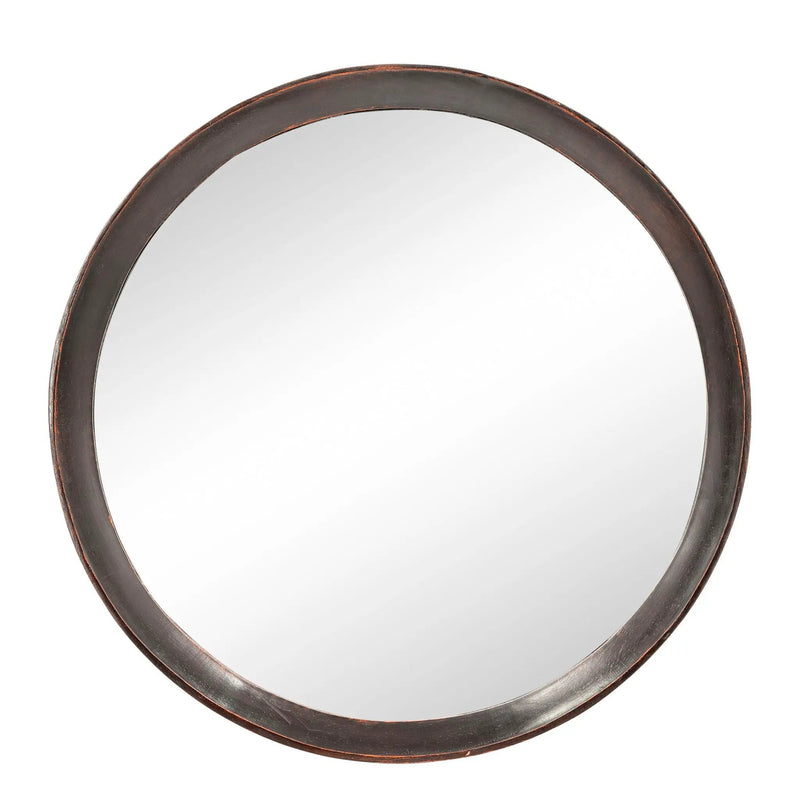 Transitional Decor Style Wall Mirror Decor With Frame For Bathroom by Unique Piece Furniture