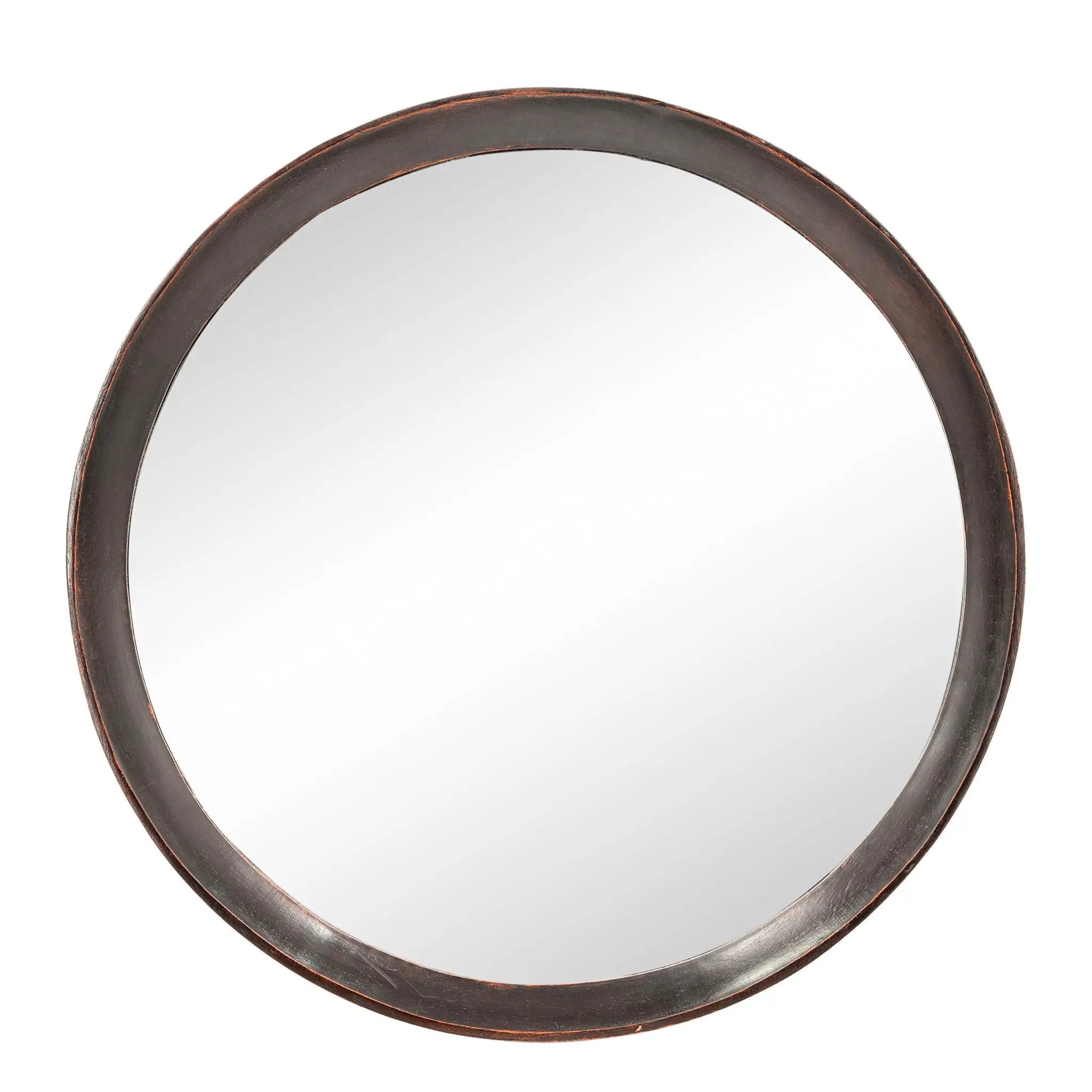 Transitional Decor Style Wall Mirror Decor With Frame For Bathroom by HouseOfZazla