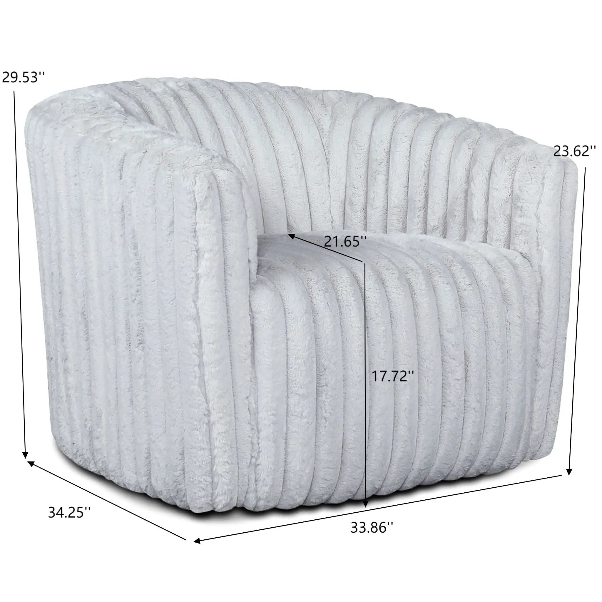 Mira - Modern Comfort Swivel Chair by HouseOfZazla