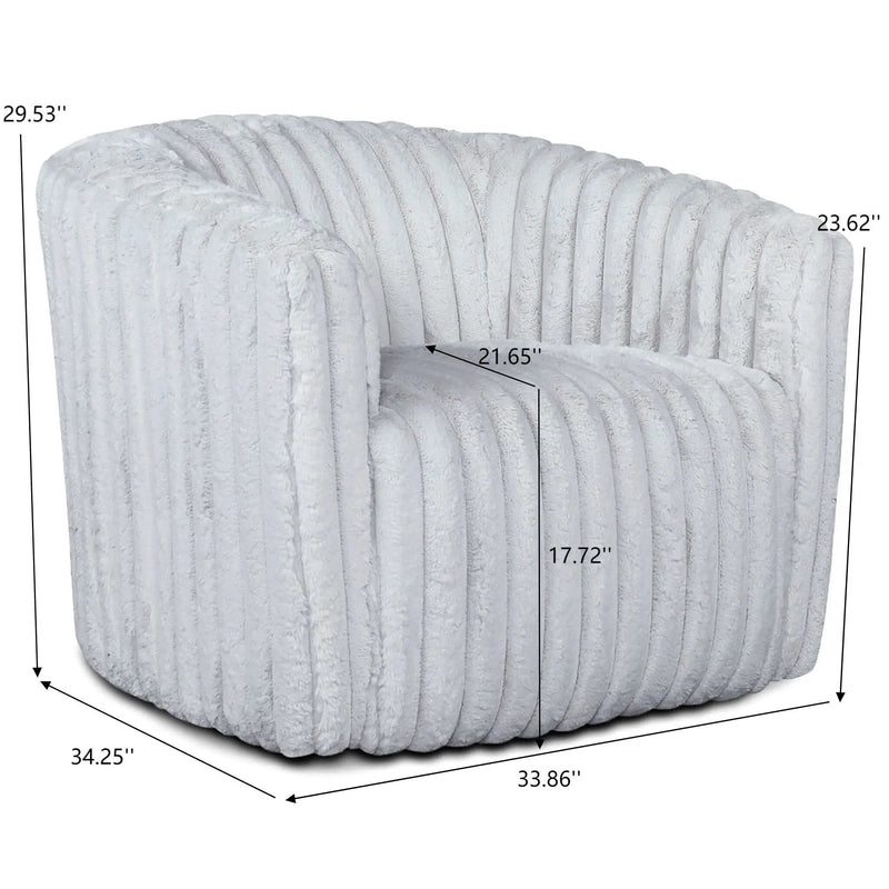 Mira - Modern Comfort Swivel Chair by HouseOfZazla