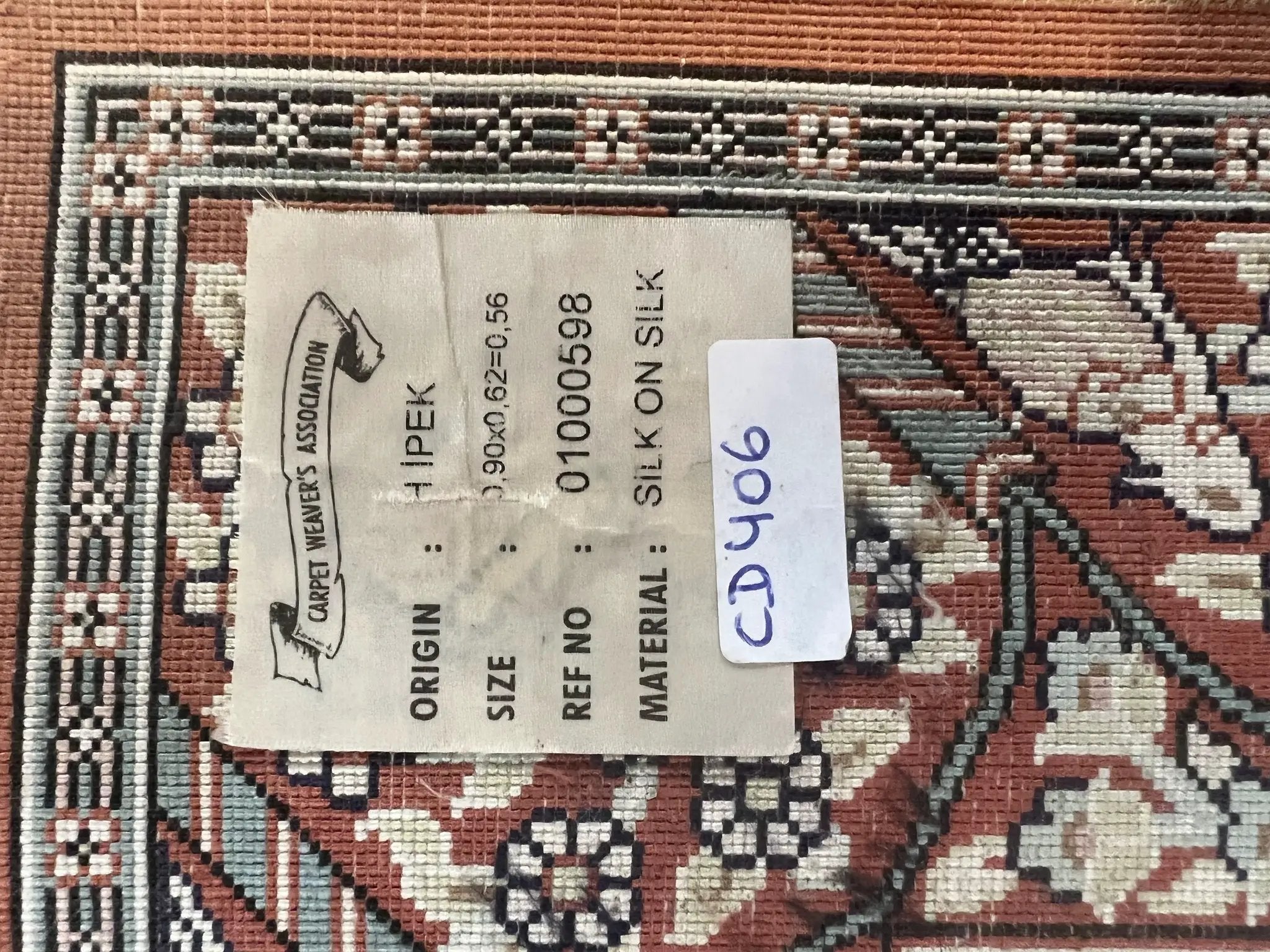 Turkish Silk Hereke Rug 2x3, Floral Vase Tree of Life Birds, Silk Pile on Silk Foundation, Vintage Oriental Carpet, Very Fine, Signature by Jewel Rugs