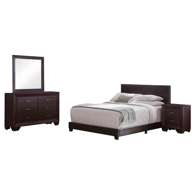 Dorian 4-piece Twin Bedroom Set Dark Cocoa by Unique Piece Furniture