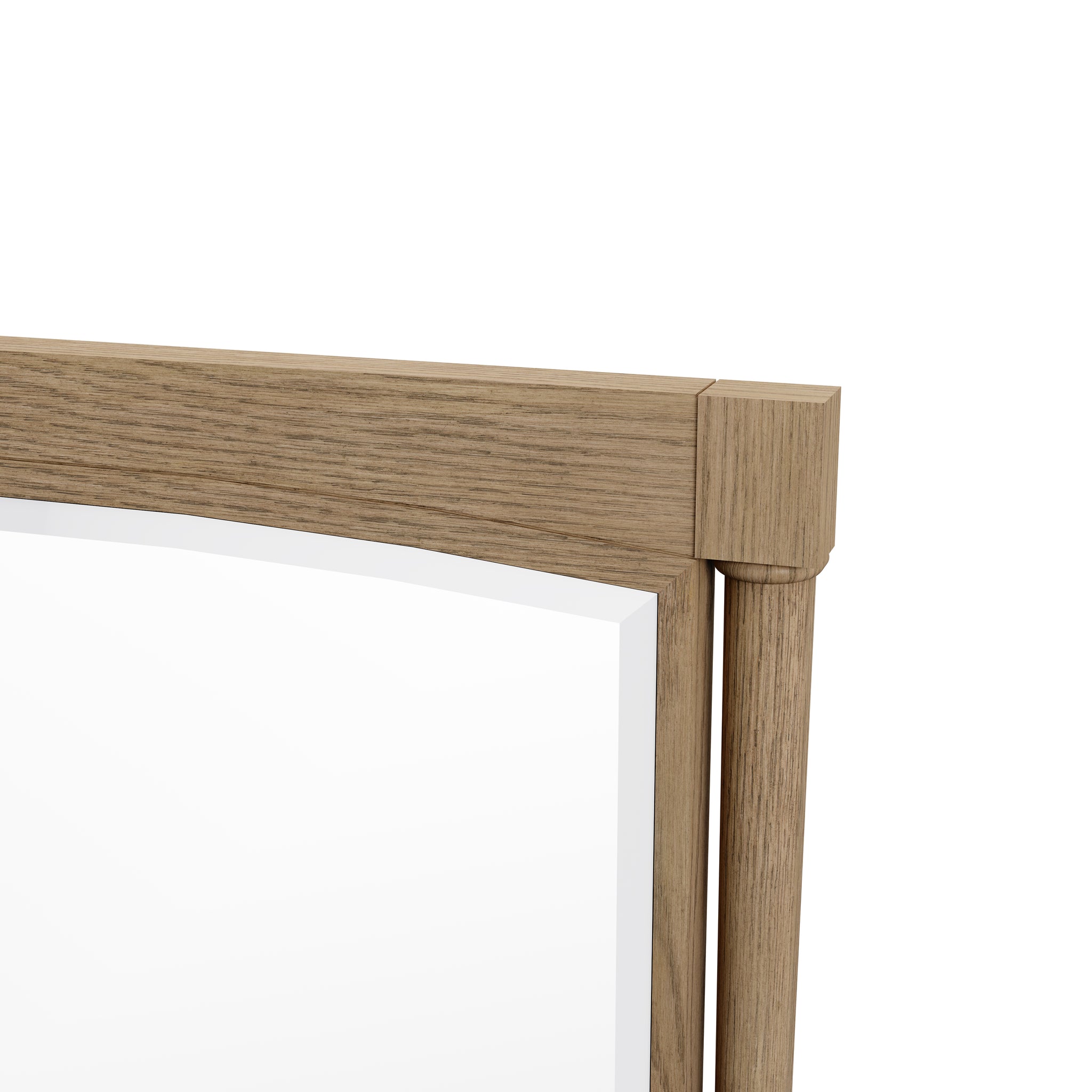 James Martin Kinnsden 30" Mirror, Weathered Oak, view 8