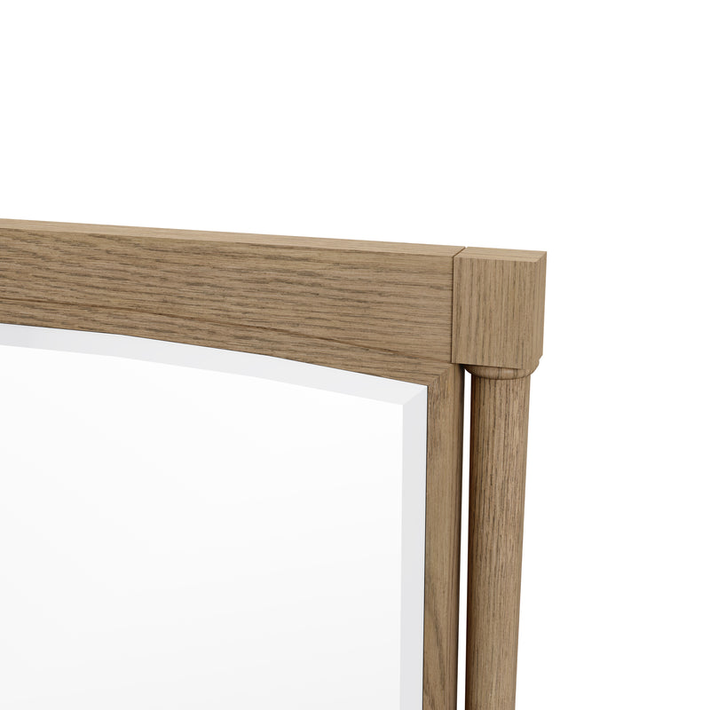 James Martin Kinnsden 30" Mirror, Weathered Oak, view 8