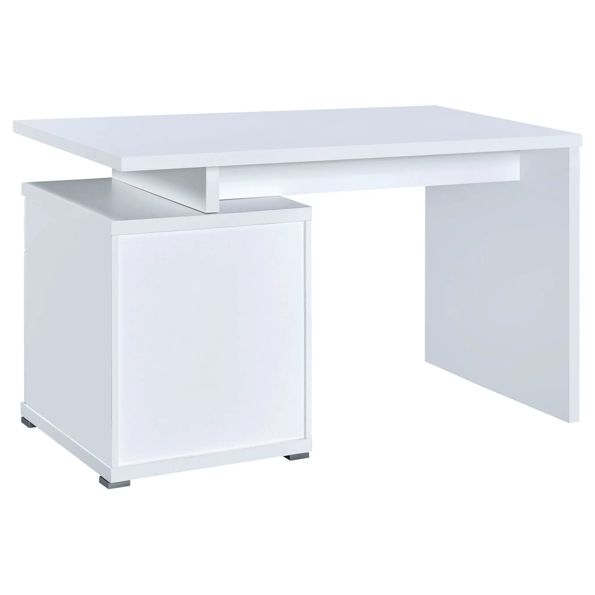 Irving 47-inch 2-drawer Office Computer Desk White by Unique Piece Furniture