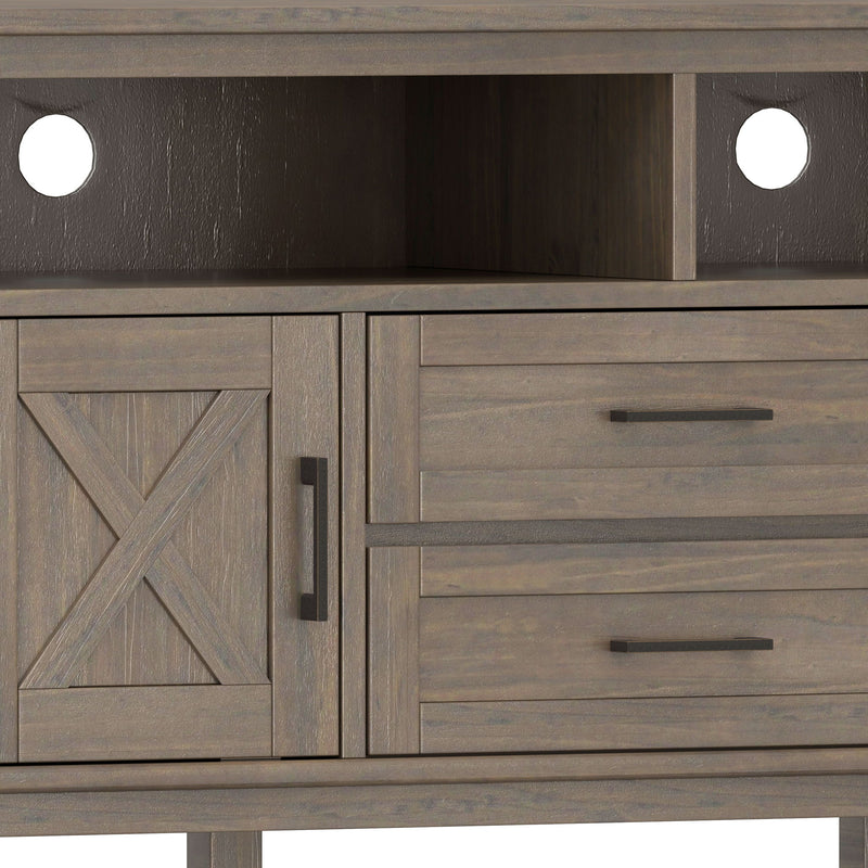 Ela - TV Media Stand - Smoky Brown by HouseOfZazla
