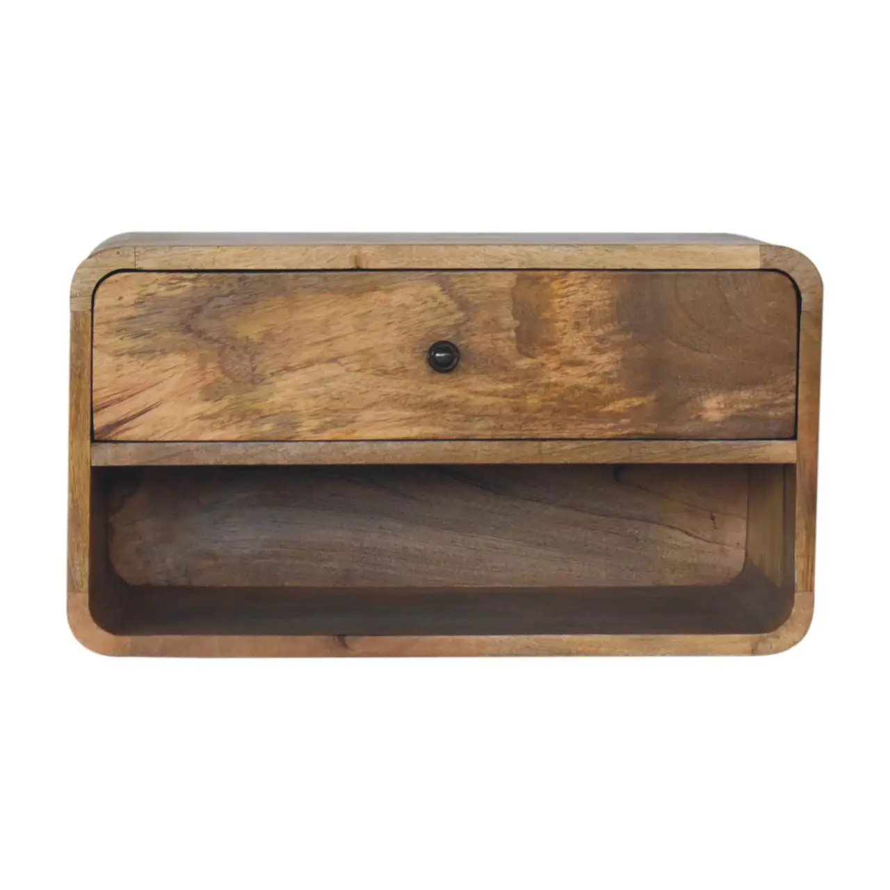Curve Upper Slot Floating Nightstand by Unique Piece Furniture