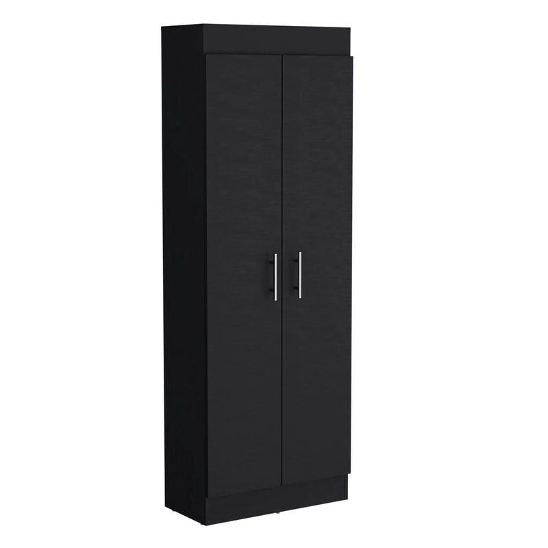 Clinton - Pantry Cabinet Kitchen Storage - Black by Unique Piece Furniture