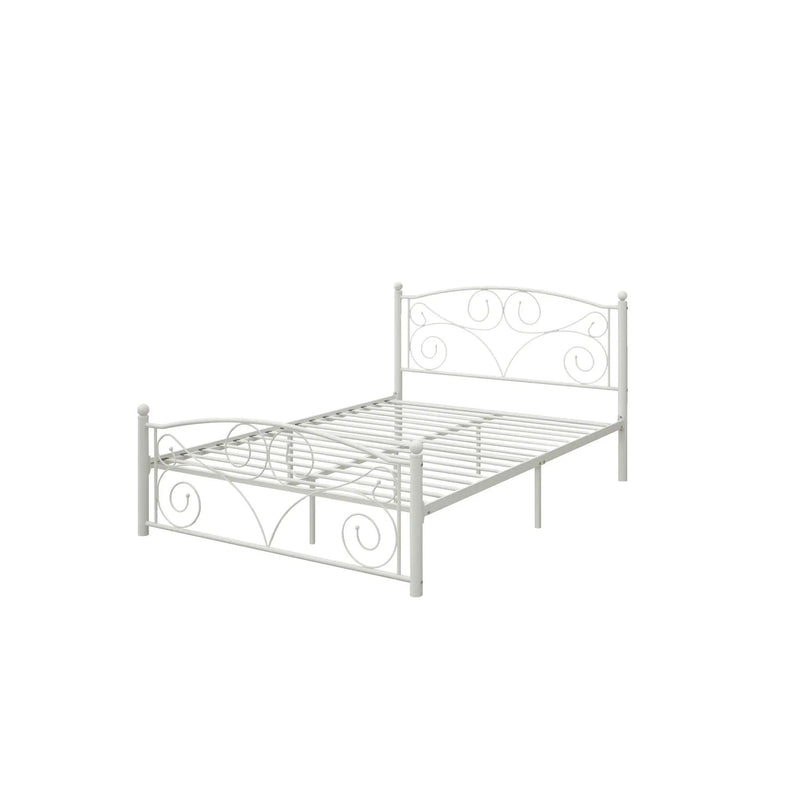 Full With Metal Frame Bed - White by Unique Piece Furniture