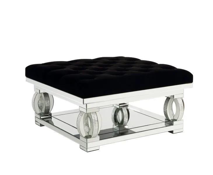 Ornat - Ottoman - Faux Square Diamonds by Unique Piece Furniture