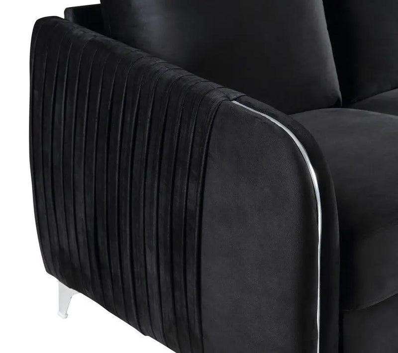 Hathaway - Modern Chic Loveseat Couch by Unique Piece Furniture