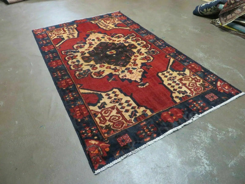 4' X 7' Antique 1920 Handmade Turkish Wool Rug Veg Dye Nice by Jewel Rugs