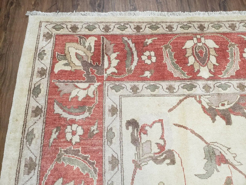 9' X 12' One-Of-A-Kind William Pak Peshawar Hand-knotted Wool Rug Nice by Jewel Rugs