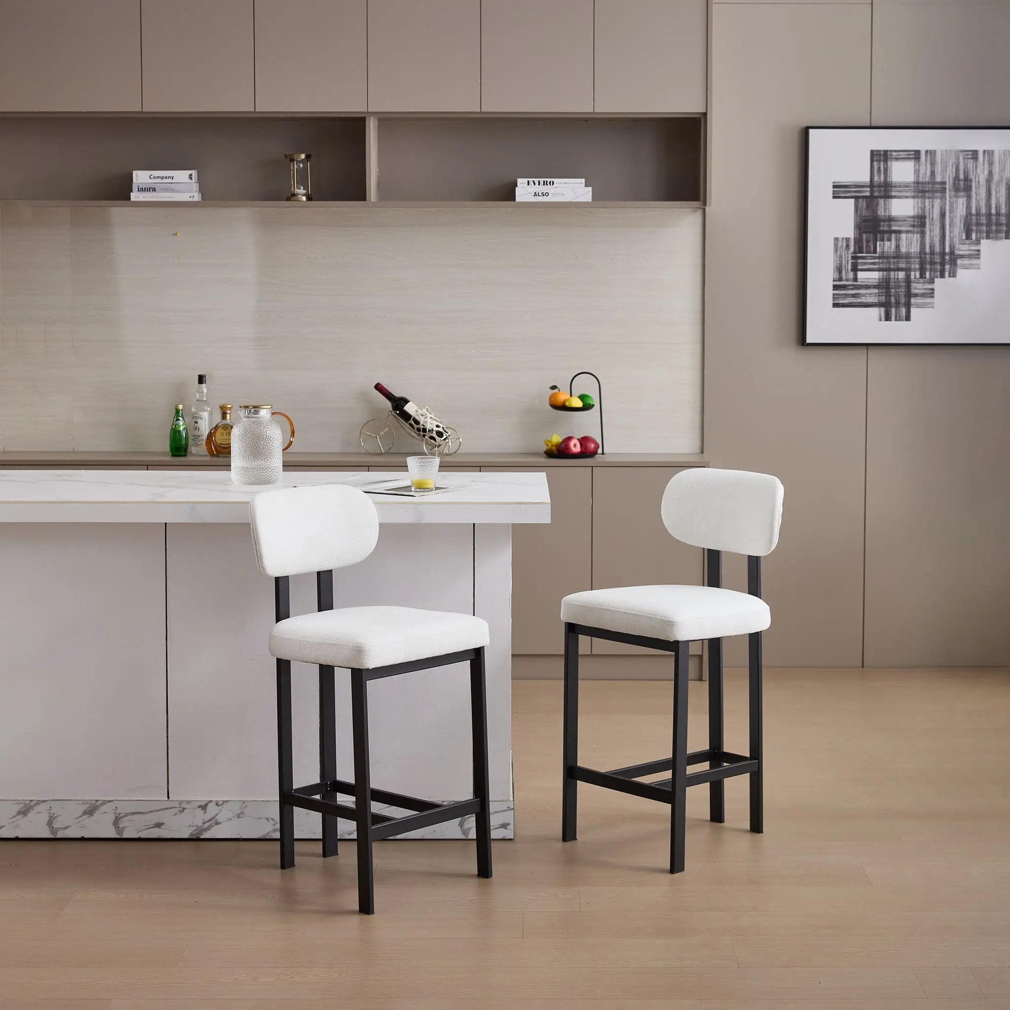 Modern Counter Height Stools (Set of 2) by Unique Piece Furniture