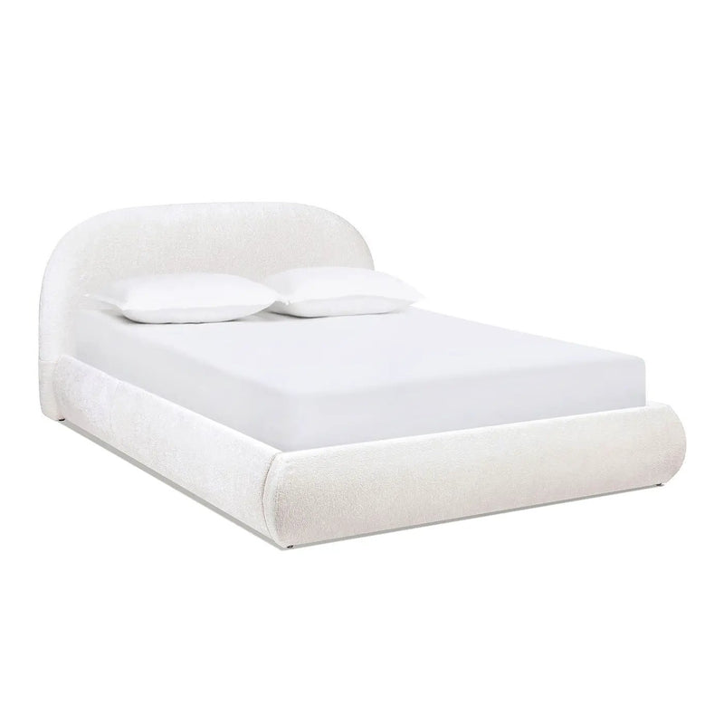 Archie Puffy Grounded - Upholstered Platform Bed by Unique Piece Furniture