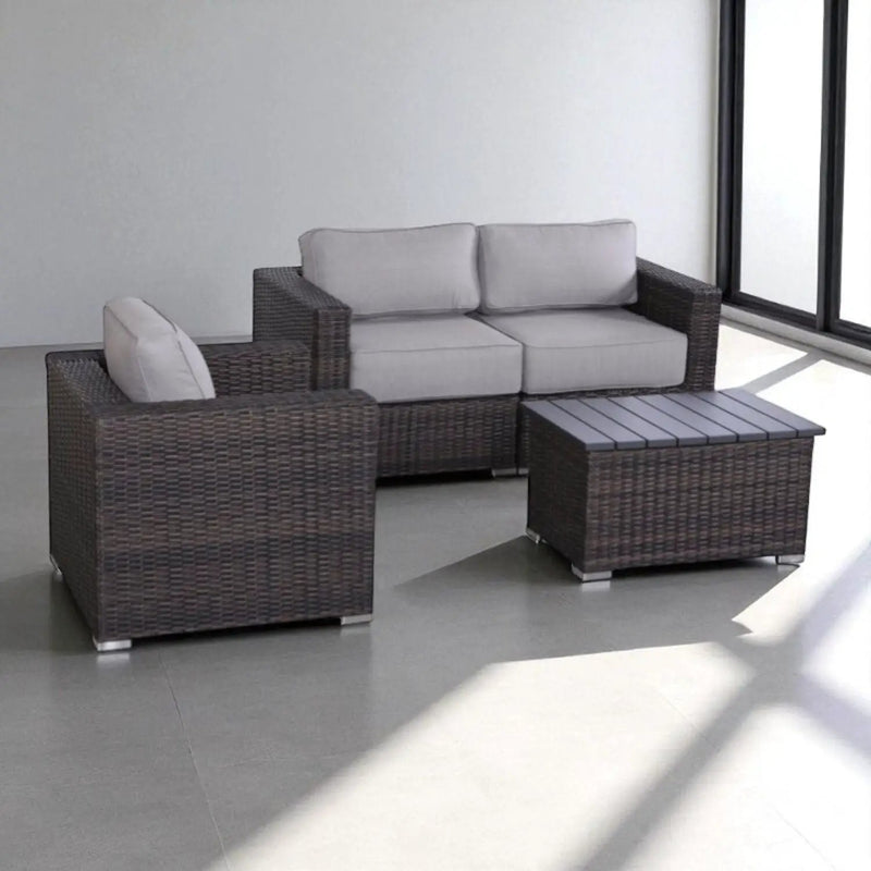 Stylish Sofa Seating Group With Cushions Perfect For Outdoor Gatherings by Unique Piece Furniture